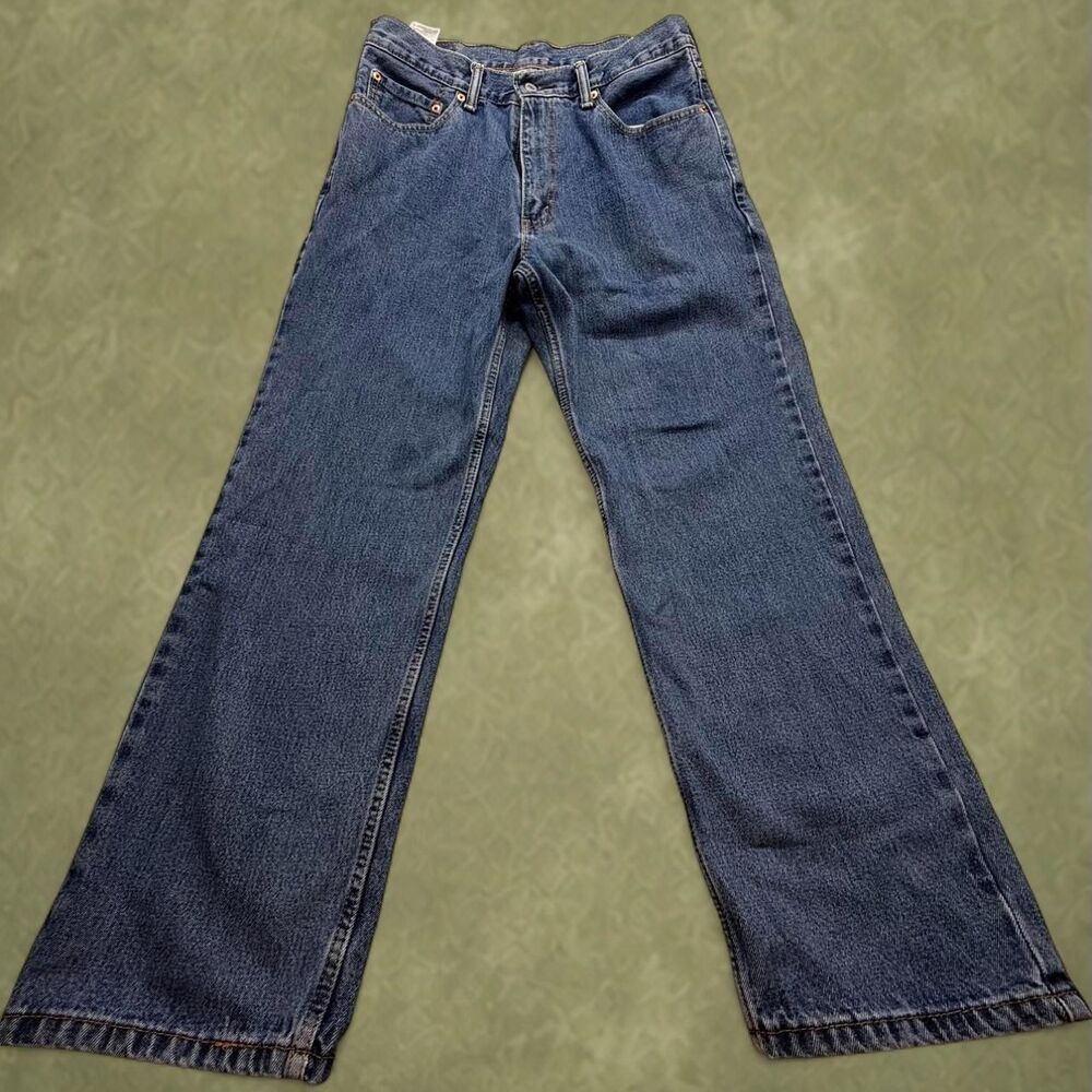 Levi-s Men's Blue and Navy Jeans